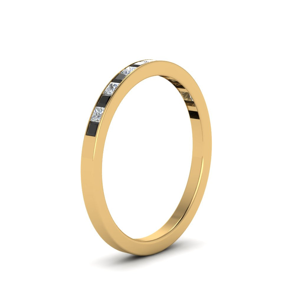 0.25 Ct. Princess Channel Wedding Band