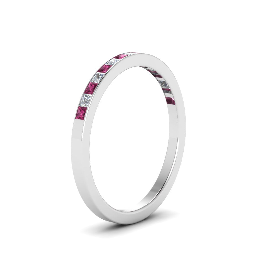 0.25 Ct. Princess Channel Wedding Band